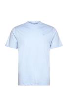 Pima Cotton Tee Tops T-Kortærmet Skjorte Blue Hackett London