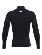 Ua Hg Armour Comp Mock Ls Sport T-Langærmet Skjorte Black Under Armour