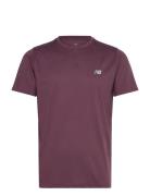 Sport Essentials T-Shirt Sport T-Kortærmet Skjorte Purple New Balance