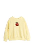 Ladybugs Emb Sweatshirt Tops Sweatshirts & Hoodies Sweatshirts Yellow ...