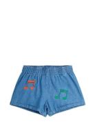 Note Emb Lightweight Denim Shorts Bottoms Shorts Blue Mini Rodini