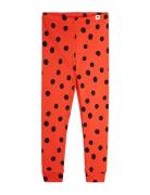 Dots Aop Leggings Bottoms Leggings Red Mini Rodini