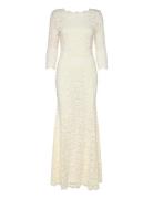 Rwdelicia 3/4 Long Bridal Dress Maxikjole Festkjole Cream Rosemunde