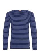 Breton Striped Shirt Héritage Designers T-Langærmet Skjorte Blue Armor...