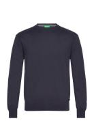 Sweater L/S Tops Sweatshirts & Hoodies Sweatshirts Navy United Colors ...