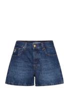 Sandra-C Noad Veined Bottoms Shorts Denim Shorts Blue Lois Jeans