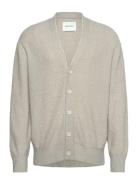 Wwtrue Tops Knitwear Cardigans Grey WOOD WOOD