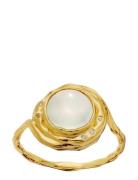 Zahra Ring Ring Smykker Gold Maanesten