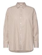 Fqclair-Shirt Tops Shirts Long-sleeved Cream FREE/QUENT