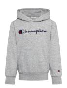Hooded Sweatshirt Sport Sweatshirts & Hoodies Hoodies Grey Champion