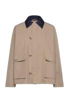 Cotton Tech Daisy Jacket Trenchcoat Frakke Beige Mads Nørgaard