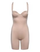 Strapless Cupped Bodysuit Shapewear Undertøj Beige Spanx