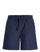 Jpstjaiden Summer Linen Blend Short Sn Bottoms Shorts Casual Navy Jack...