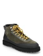 Olaf Lace-Up Boot - Bosco Suede Snørestøvler Multi/patterned Garment P...