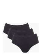 Sloggi Go Daily Cotton Midi 3P Trusser, Tanga Briefs Black Sloggi