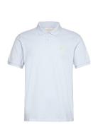 Ss Monogram Pique Polo Tops Polos Short-sleeved Blue Calvin Klein Jean...