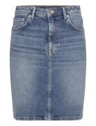 Short Denim Skirt Skirts Knee-length & Midi Skirts Blue GANT