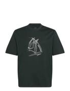 T-Shirt Tops T-Kortærmet Skjorte Black Armani Exchange