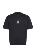 T-Shirt Tops T-Kortærmet Skjorte Navy Armani Exchange