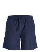 Jpstjaiden Jjsummer Linen Blend Sh Jnr Bottoms Shorts Navy Jack & J S