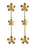 Wild Poppy Earrings Length 48 Mm Ørestickere Smykker Gold Pernille Cor...