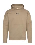 Halo Graphic Hoodies Tops Sweatshirts & Hoodies Hoodies Beige HALO