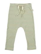 Pants Modal Striped Bottoms Leggings Green Petit Piao