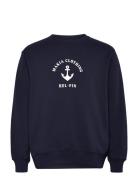 Abyss Sweatshirt Tops Sweatshirts & Hoodies Sweatshirts Navy Makia