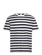 Adieu T-Shirt Tops T-Kortærmet Skjorte Navy Makia