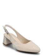 Slingback Shoes Sling Backs Heeled Slingbacks Beige Gabor