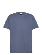 T Shirt Regular Solid Tops T-Kortærmet Skjorte Navy Lindex