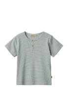 T-Shirt S/S Lumi Tops T-Kortærmet Skjorte Green Wheat