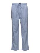 Gingham Cotton Sleep Pant Hyggebukser Blue Polo Ralph Lauren