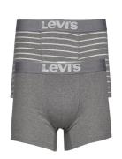 Levis Men Vintg Stripe Yd Boxer Brief 2P Boxershorts Grey Levi's®