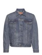 The Trucker Jacket Dark Indigo - Worn In Jakke Denimjakke Blue Levi's®