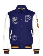 Fleece Graphic Letterman Jacket Designers Jackets Bomber Jackets Navy ...