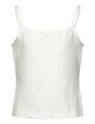 Top Strap Tank Top Tops T-shirts Sleeveless White Lindex