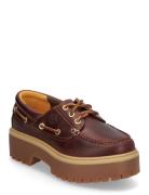 Boat Shoe Shoes Heels Heeled Loafers Brown Timberland