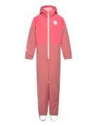 Play Softshell Playsuit Outerwear Coveralls Rainwear Coveralls Pink Vi...