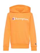 Hooded Sweatshirt Sport Sweatshirts & Hoodies Hoodies Orange Champion