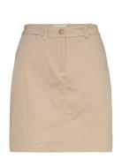 Chino Skirt Skirts Short Skirts Beige GANT