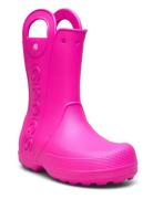 Handle It Rain Boot Gummistøvler Sko Pink Crocs