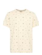Bhjael Tee Tops T-Kortærmet Skjorte Cream Blend