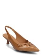 Sling Back Shoes Sling Backs Heeled Slingbacks Brown Billi Bi