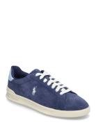 Heritage Court Ii Suede Sneaker Low-top Sneakers Blue Polo Ralph Laure...