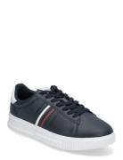 Modern Cupsole Stripes Lth Low-top Sneakers Navy Tommy Hilfiger