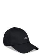 High Shield Cotton Twill Cap Designers Headwear Caps Black GANT