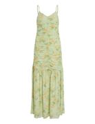 Viuma Mesh Strap Maxi Dress/Dc/Ka Maxikjole Festkjole Green Vila