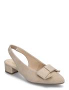 Slingback Shoes Sling Backs Heeled Slingbacks Beige Gabor