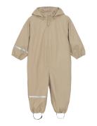 Basic Rainwear Suit -Pu Outerwear Coveralls Rainwear Coveralls Beige C...